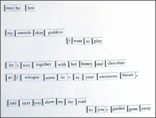 maybe lust magneticpoetry