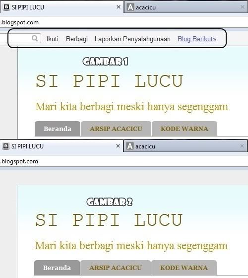 Navbar SIPICU, Cara Membuat Navbar Kelap Kelip