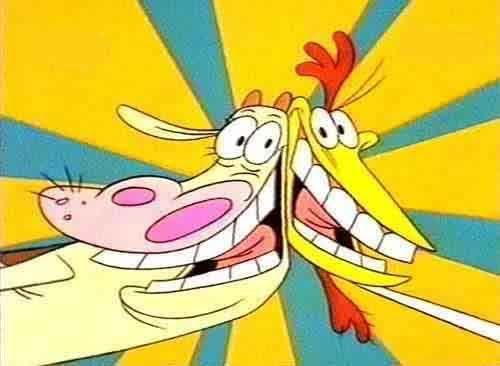 Cow and Chicken Pictures, Images and Photos