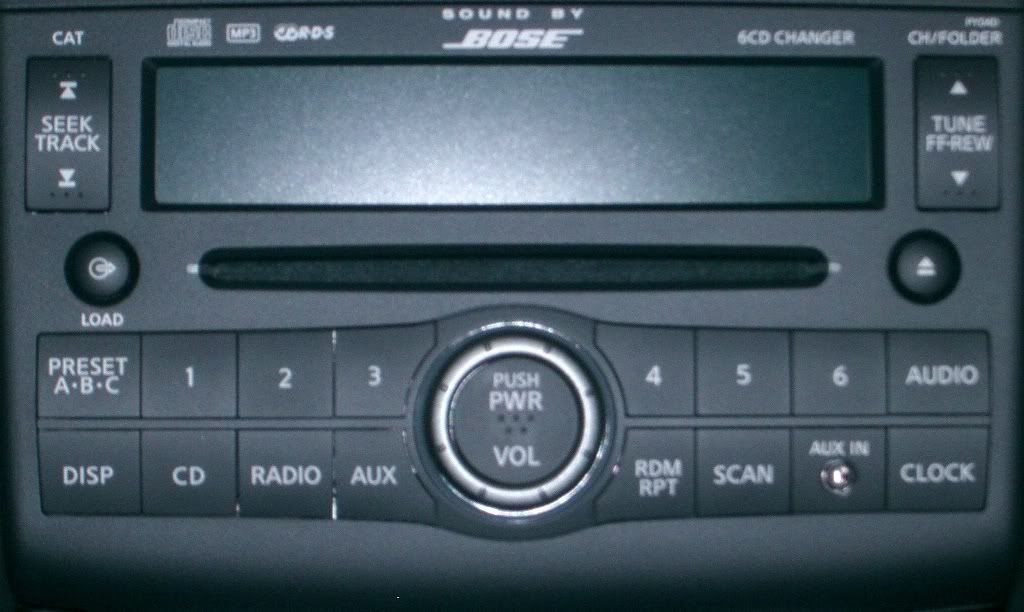 Nissan rogue bose radio #8