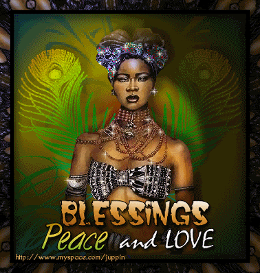 Blessings peace and Love