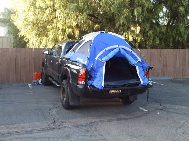 Toyota tacoma sports truck tent
