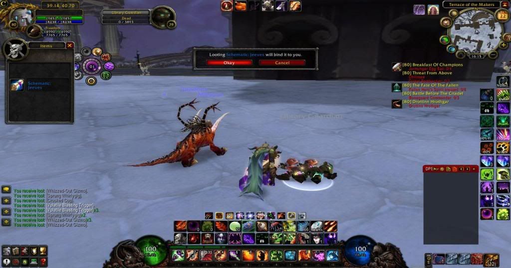 Schematic Jeeves Item World of Warcraft