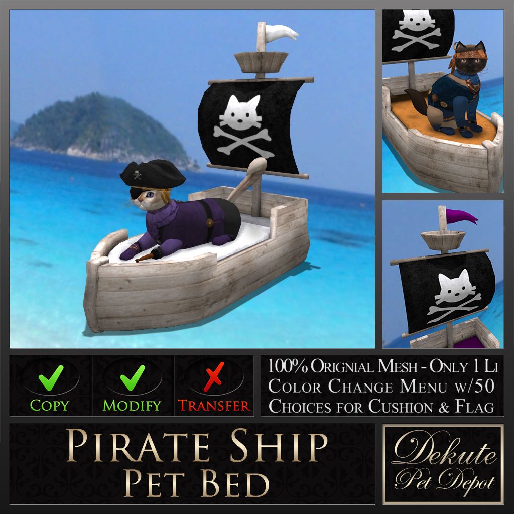 [Image: Pirate%20Ship%20Pet%20Bed.jpg]