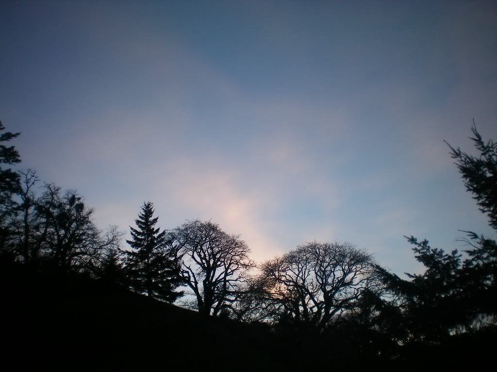 sunset, New Year's Eve 2007