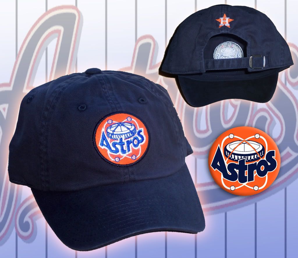 Houston Astros Hat Navy Blue Throwback Logo Cooperstown eBay