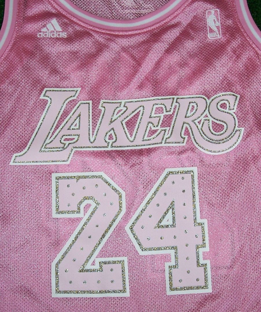 lakers jersey pink