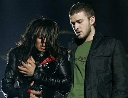 "Court overturns CBS fine over Janet Jackson flash": Tits and a$$.