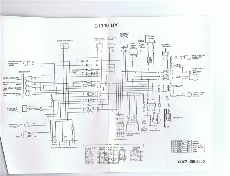 Honda ct110x stator #2