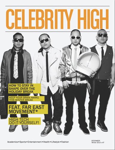 Far East Movement on Celebrity High Magazine