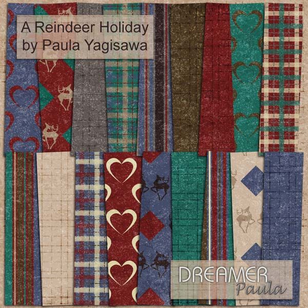 Reindeer Holiday Papers