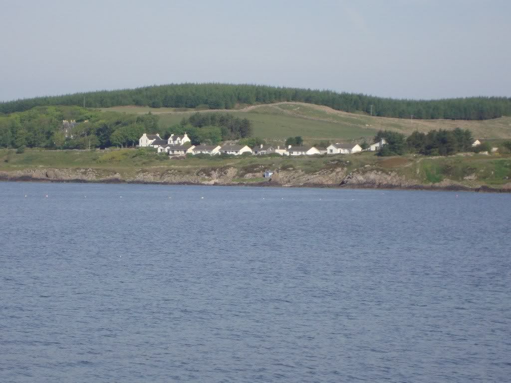 Cairn Cottage as seen from the ferry