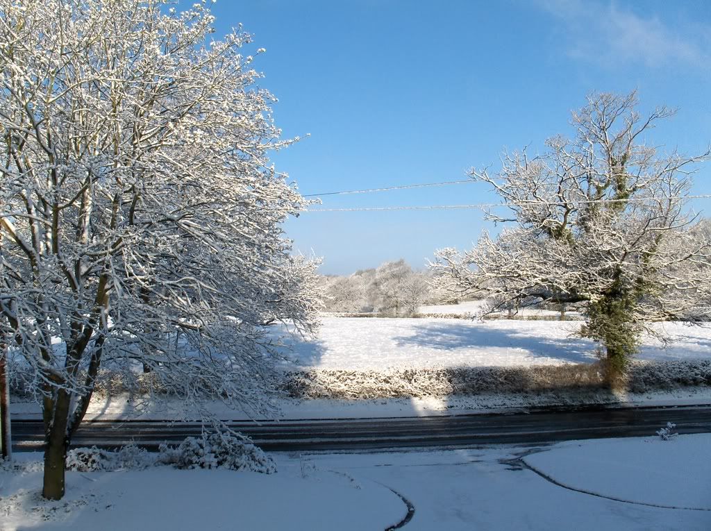 Wythall in the snow