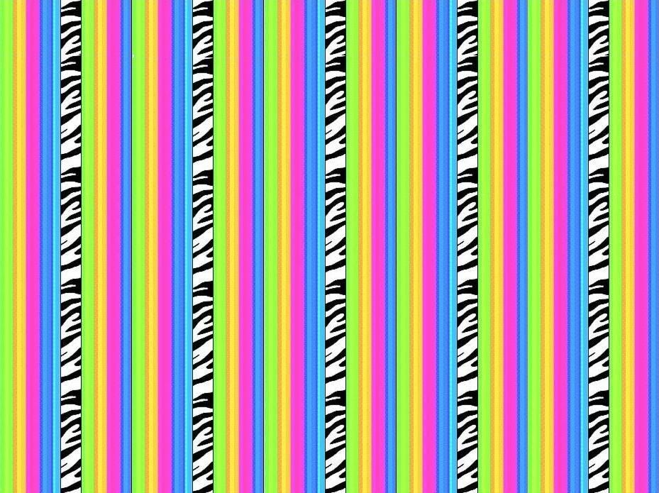 Zebra Neon Colors