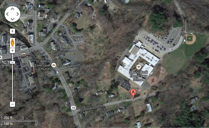 Sandy Hook Elementary School Map