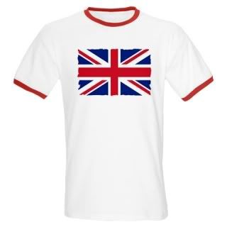 Great Britian Union Jack Ringer T-Shirt