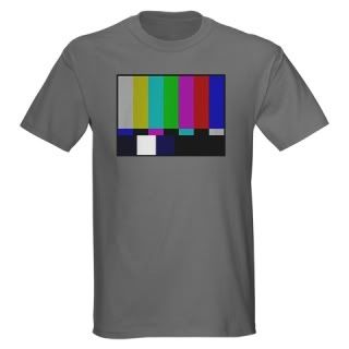 Grey TV SMPTE Color Bars T-Shirt