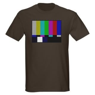 Brown TV SMPTE Color Bars T-Shirt