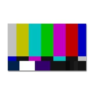 TV SMPTE Color Bars Sticker