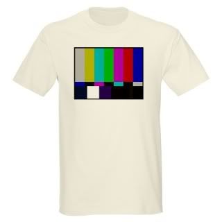 White TV SMPTE Color Bars T-Shirt