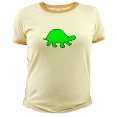 Green Turtle Lover Ringer T-Shirt