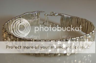 Argentium Sterling Silver .925 Unisex Basketweave Bracelet  