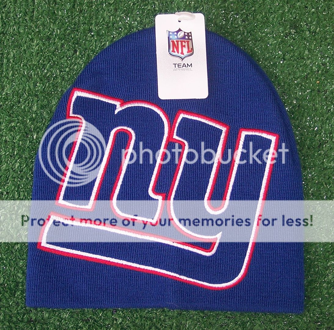 New York Giants NFL Team Apparel Knit hat Beanie cap  