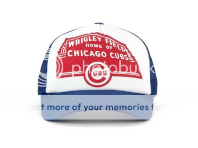 Chicago Cubs Snap Back Wrigley Field Vintage Trucker Style Hat Cap MLB 