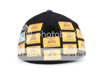 Los Angeles Lakers Adidas Size 7 3/4 Fitted Hat Cap NBA World Champion 