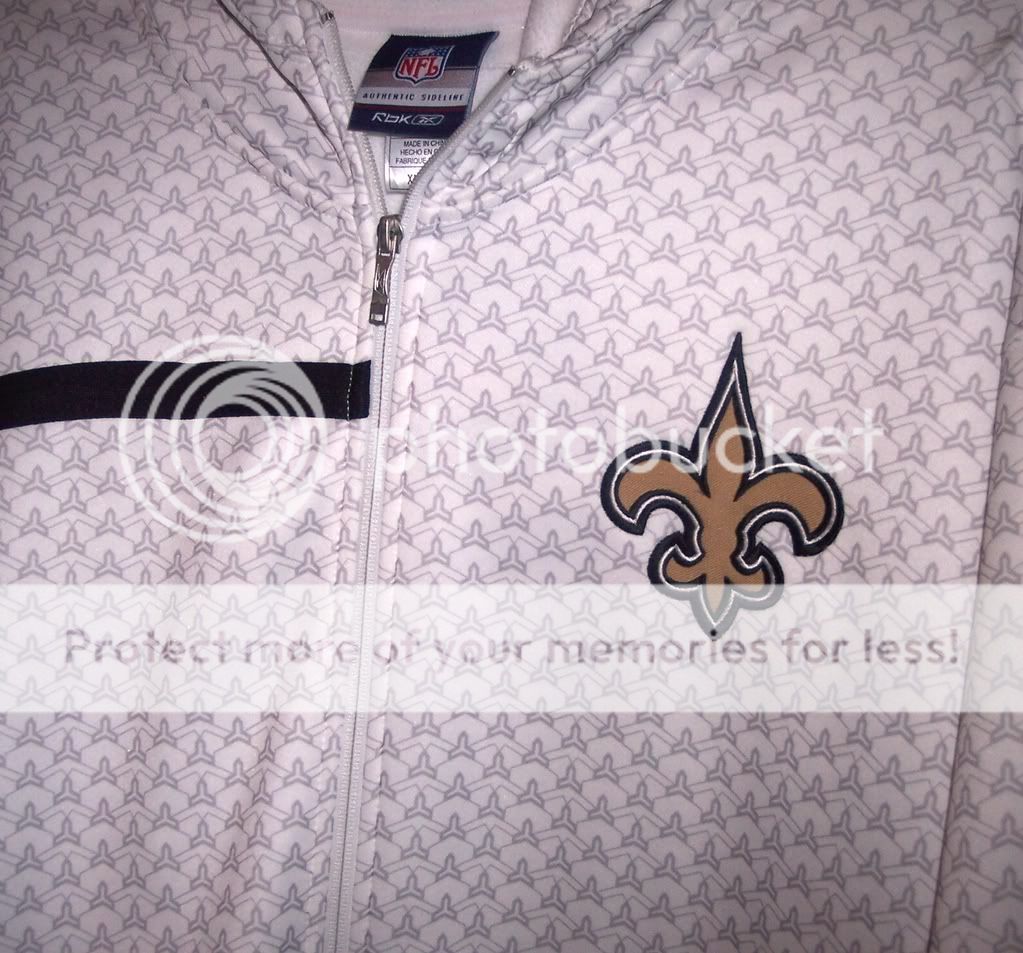 This auction is for a New Orleans Saints NFL Reebok Authentic 