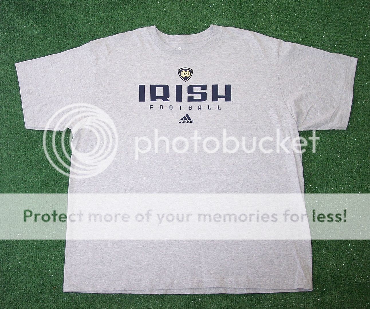 Notre Dame Fighiting Irish NCAA Adidas ND Football Shirt XX Large 2XL 