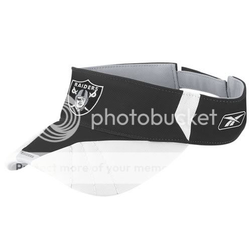 Oakland Raiders Reebok Authentic Player Sideline Visor