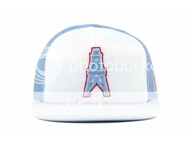Houston Oilers Hat Cap NFL Mitchell Ness Snap Back