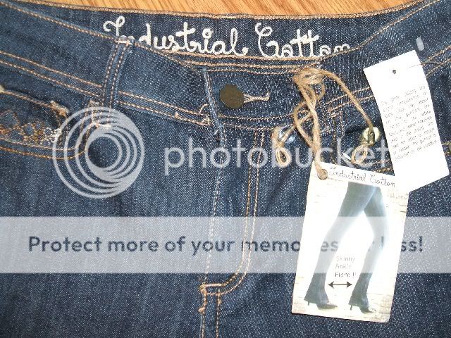 Industrial Cotton Jeans 5 Skinny Ankle Flare NEW NWT  