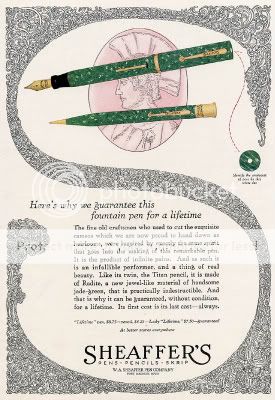 In 1945, US Secretary of State James F Byrnes used a Sheaffer to sign