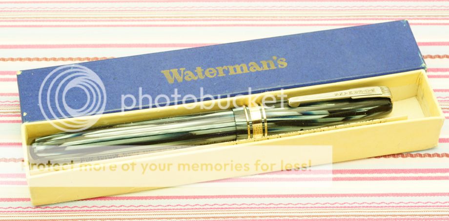 Vintage Waterman W5 Executive Blue Fountain Pen C1950s